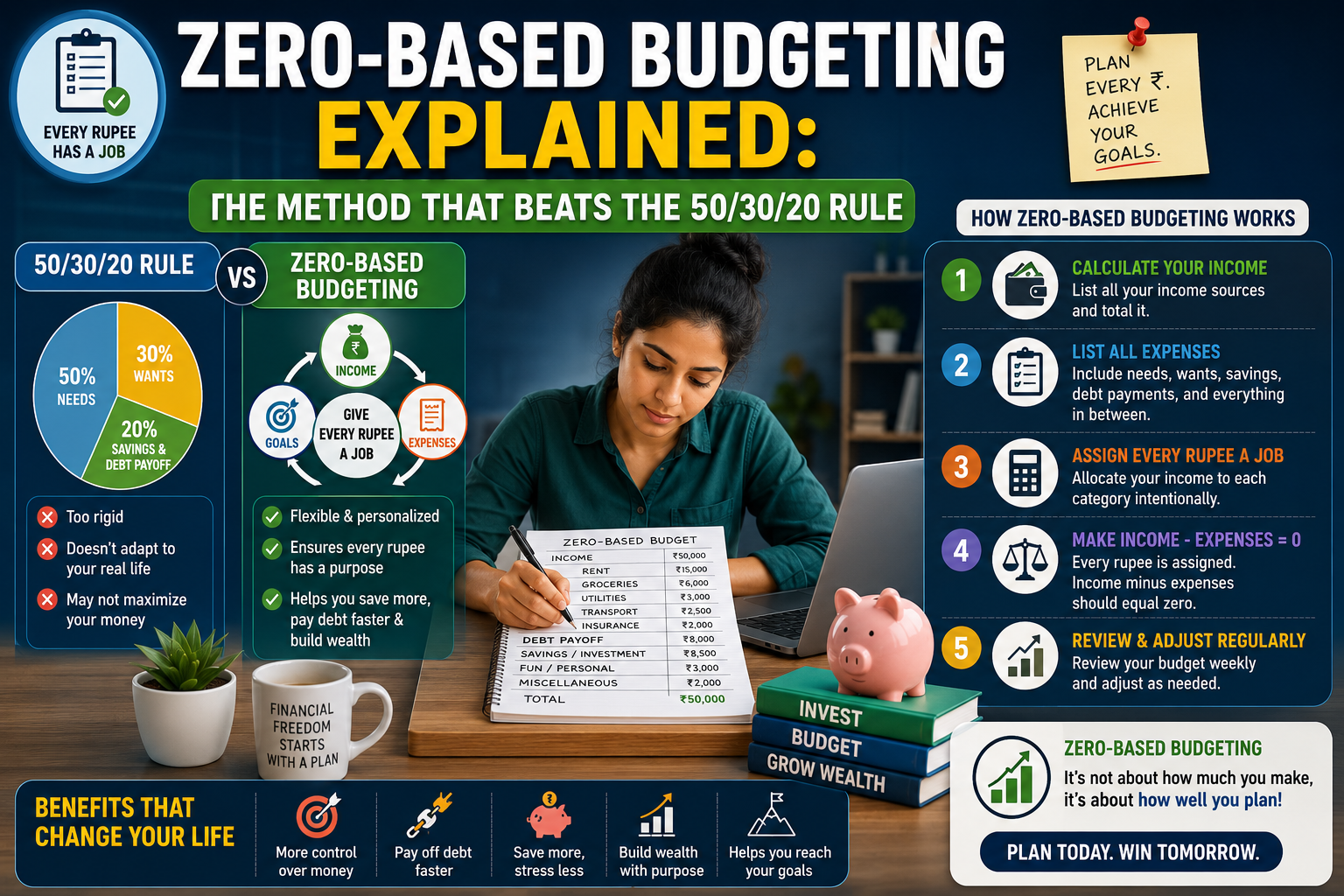 Zero-Based Budgeting Explained The Method That Beats the 503020 Rule